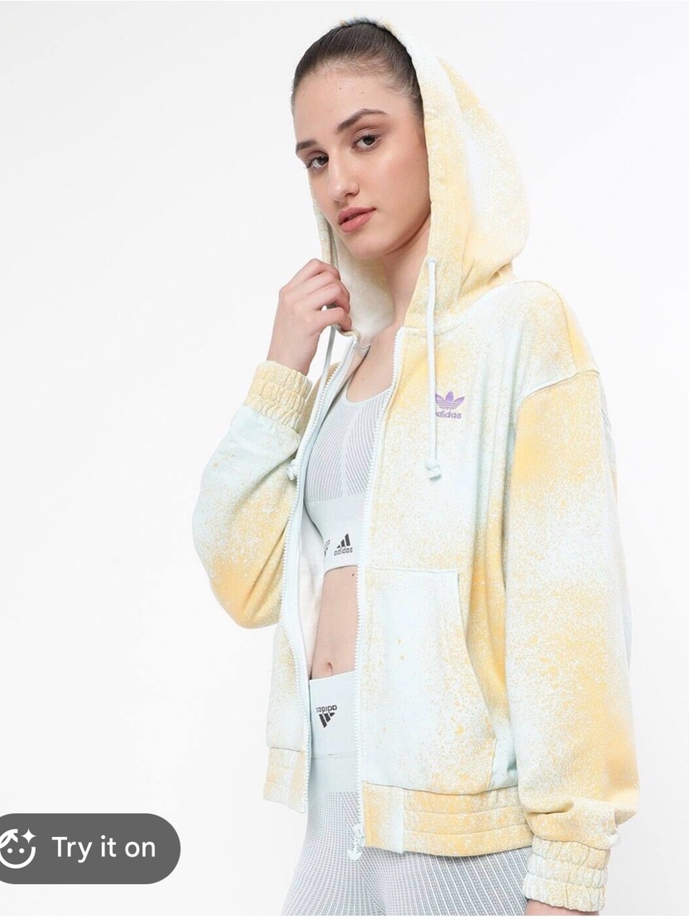 Adidas original Women’s Tie-Dye Zip Hoodie size S